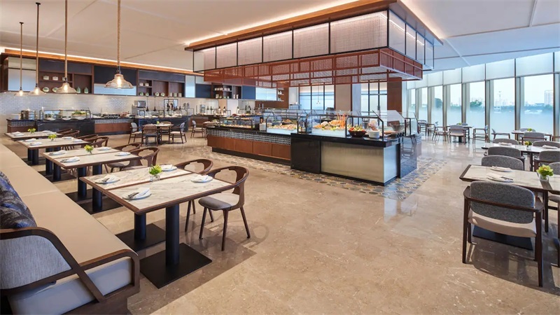 酒店自助餐打餐臺(tái)布菲臺(tái)